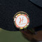 Apples & Oranges Golf Ball Marker Hat Clip - Gold - On Hat