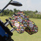 Apples & Oranges Golf Club Cover - Set of 9 - On Clubs