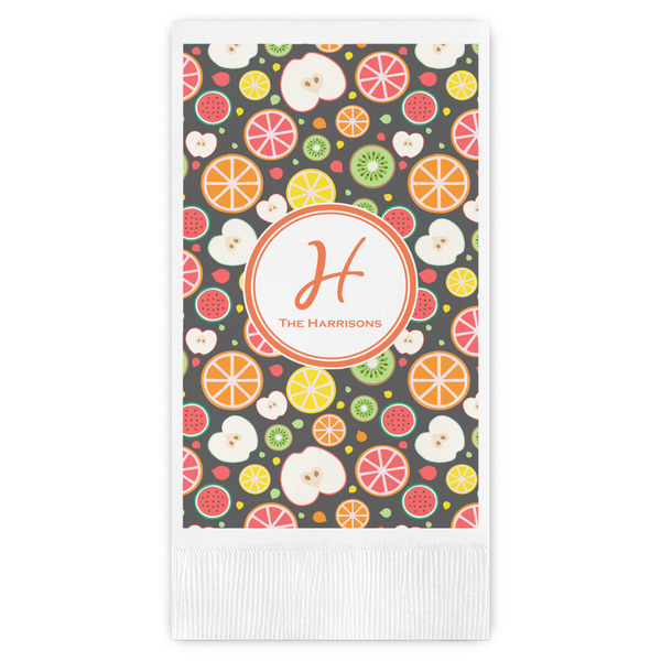 Custom Apples & Oranges Guest Towels - Full Color (Personalized)