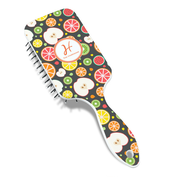 Apples & Oranges Hair Brush - Angle View
