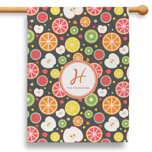 Custom Apples & Oranges 28" House Flag (Personalized)