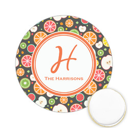 Apples & Oranges Printed Cookie Topper - 2.15" (Personalized)