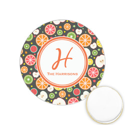 Apples & Oranges Printed Cookie Topper - 1.25" (Personalized)