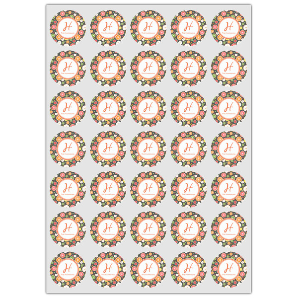 Apples & Oranges Icing Circle - XSmall - Set of 35