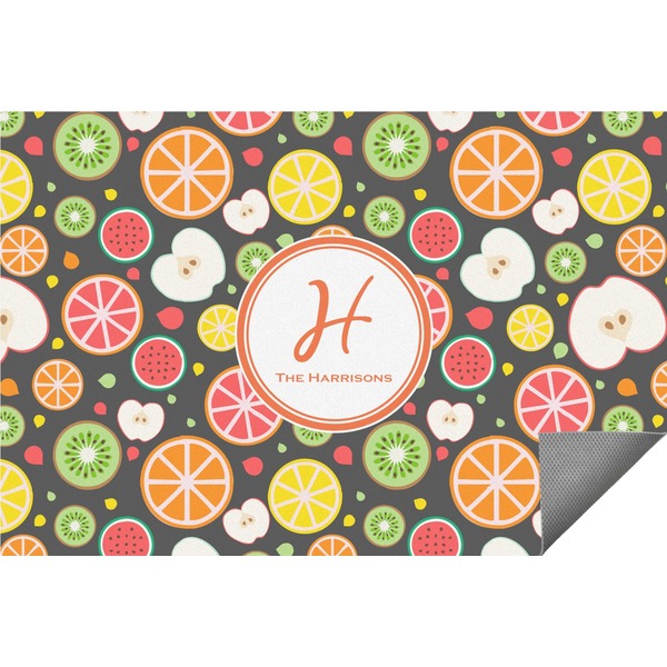 Custom Apples & Oranges Indoor / Outdoor Rug (Personalized)