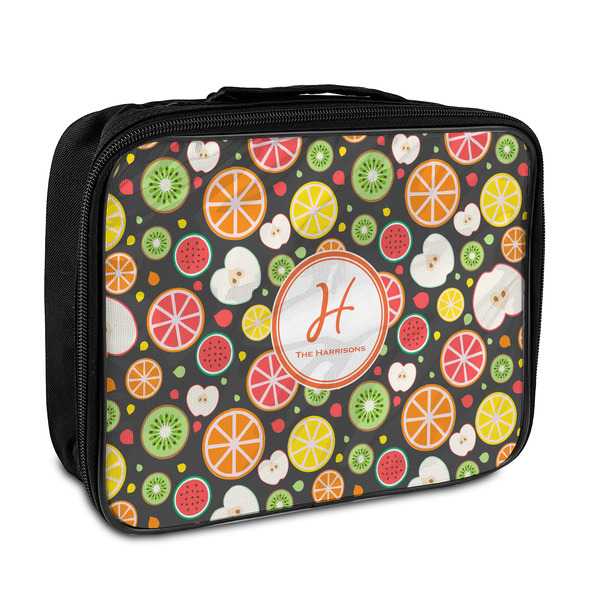Custom Apples & Oranges Insulated Lunch Bag (Personalized)