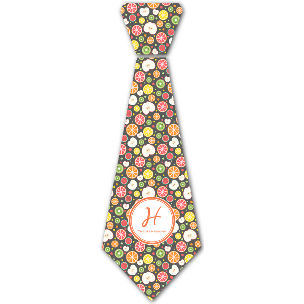 Custom Apples & Oranges Iron On Tie - 4 Sizes w/ Name and Initial