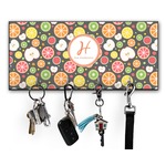 Apples & Oranges Key Hanger w/ 4 Hooks w/ Name and Initial