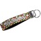 Apples & Oranges Webbing Keychain FOB with Metal