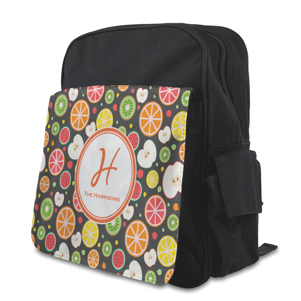 Custom Apples & Oranges Preschool Backpack (Personalized)