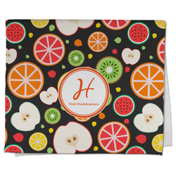 Apples & Oranges Kitchen Towel - Poly Cotton w/ Name and Initial