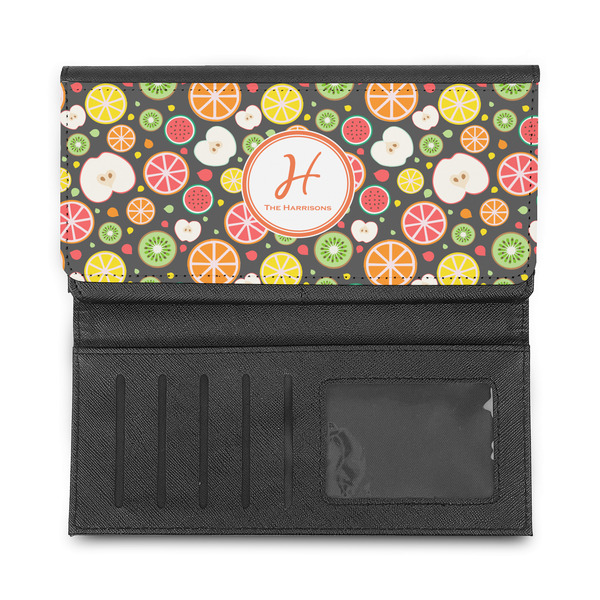 Apples & Oranges Ladies Wallet - Half Way Open