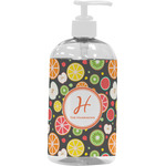 Apples & Oranges Plastic Soap / Lotion Dispenser (16 oz - Large - White) (Personalized)