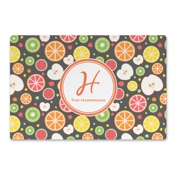 Custom Apples & Oranges Large Rectangle Car Magnet (Personalized)