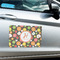 Apples & Oranges Large Rectangle Car Magnets- In Context