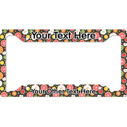 Apples & Oranges License Plate Frame (Personalized)