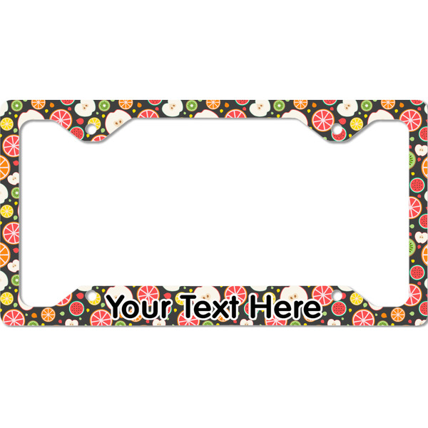 Custom Apples & Oranges License Plate Frame - Style C (Personalized)