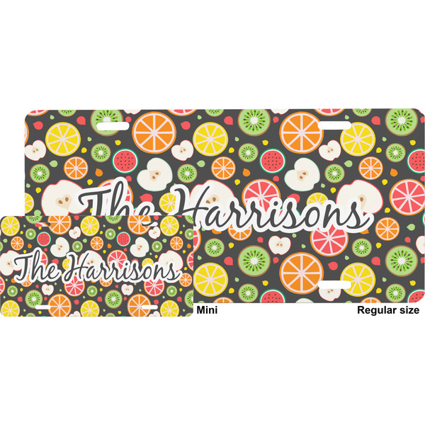 Apples & Oranges License Plate (Sizes)