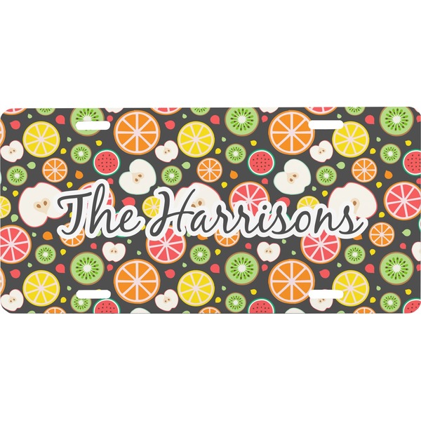 Custom Apples & Oranges Front License Plate (Personalized)