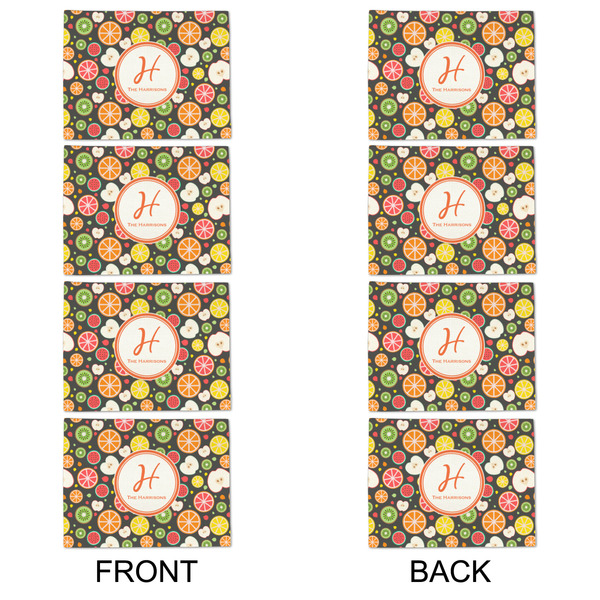 Apples & Oranges Linen Placemat - APPROVAL Set of 4 (double sided)