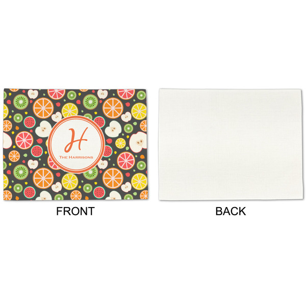 Apples & Oranges Linen Placemat - APPROVAL Single (single sided)