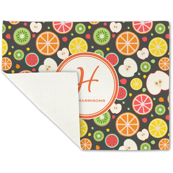 Apples & Oranges Linen Placemat - Folded Corner (single side)