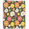 Apples & Oranges Linen Placemat - Folded Half (double sided)
