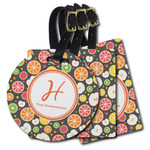 Apples & Oranges Plastic Luggage Tag (Personalized)
