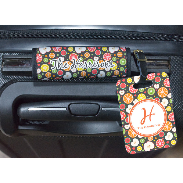 Apples & Oranges Luggage Wrap & Tag