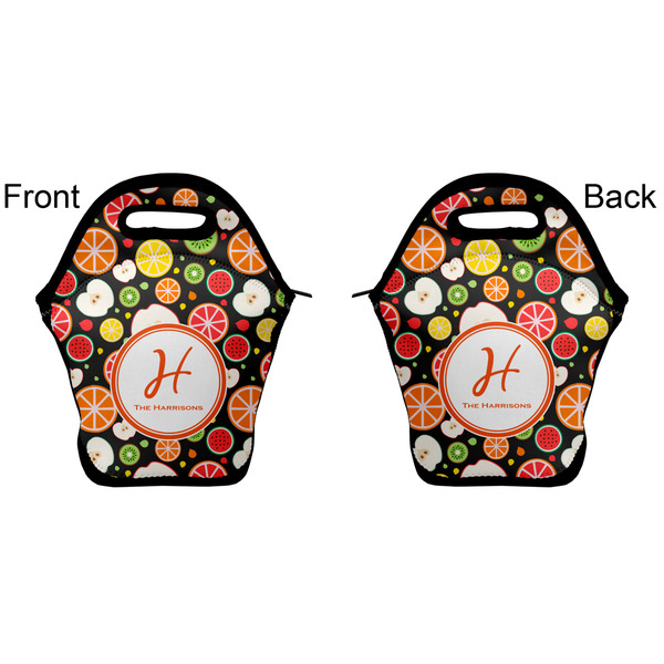 Apples & Oranges Lunch Bag - Front and Back