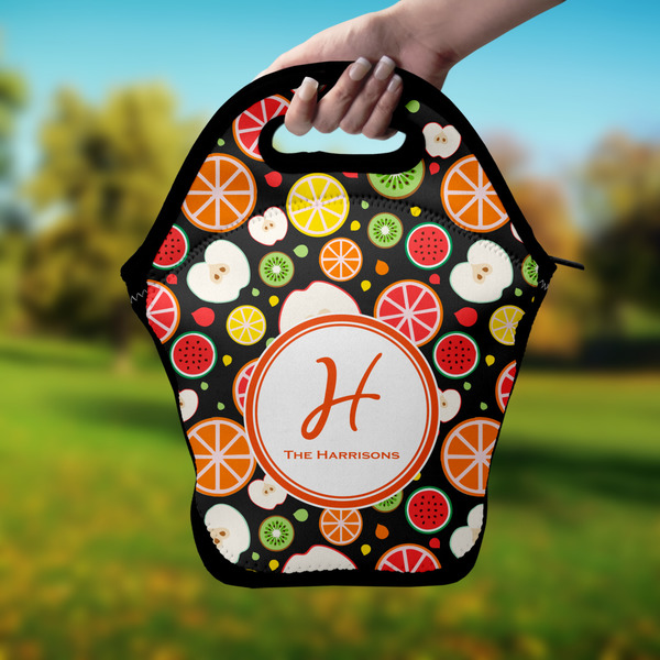 Apples & Oranges Lunch Bag - Hand