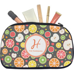 Apples & Oranges Makeup / Cosmetic Bag - Medium (Personalized)