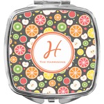 Apples & Oranges Compact Makeup Mirror (Personalized)
