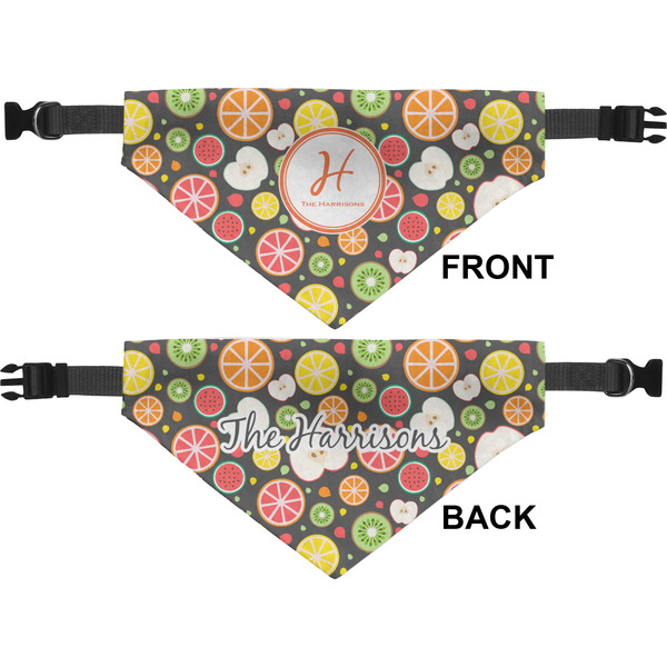 Apples & Oranges Medium Dog Bandana Approval