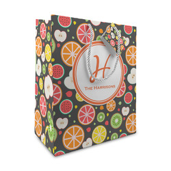 Apples & Oranges Medium Gift Bag (Personalized)