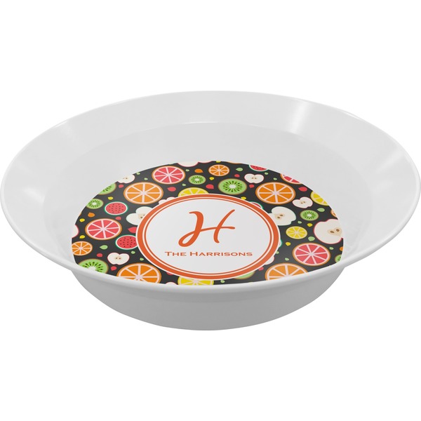 Custom Apples & Oranges Melamine Bowl (Personalized)