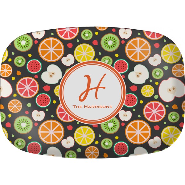 Custom Apples & Oranges Melamine Platter (Personalized)