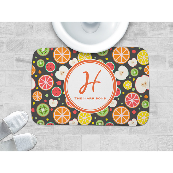 Apples & Oranges Memory Foam Bath Mat - LIFESTYLE 34x21