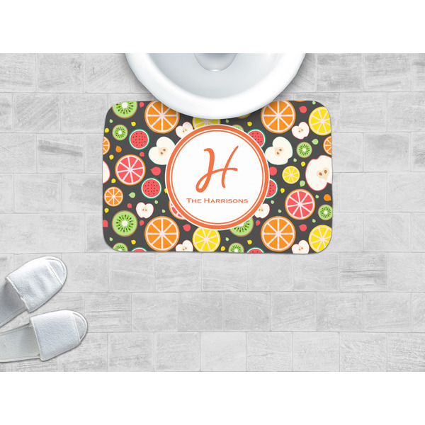 Apples & Oranges Memory Foam Bath Mat - LIFESTYLE