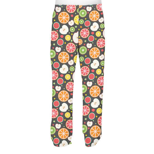 Apples & Oranges Men's Pjs Back - on model