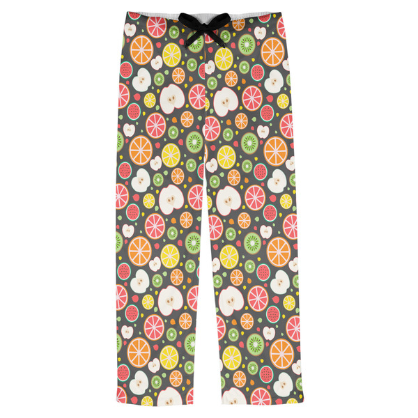 Custom Apples & Oranges Mens Pajama Pants - S