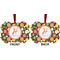 Apples & Oranges Metal Benilux Ornament - Front and Back (APPROVAL)