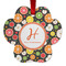 Apples & Oranges Metal Paw Ornament - Front