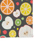 Apples & Oranges Microfiber Dish Rag - DETAIL
