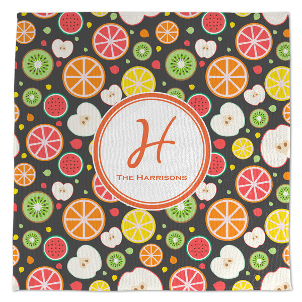 Custom Apples & Oranges Microfiber Dish Towel (Personalized)