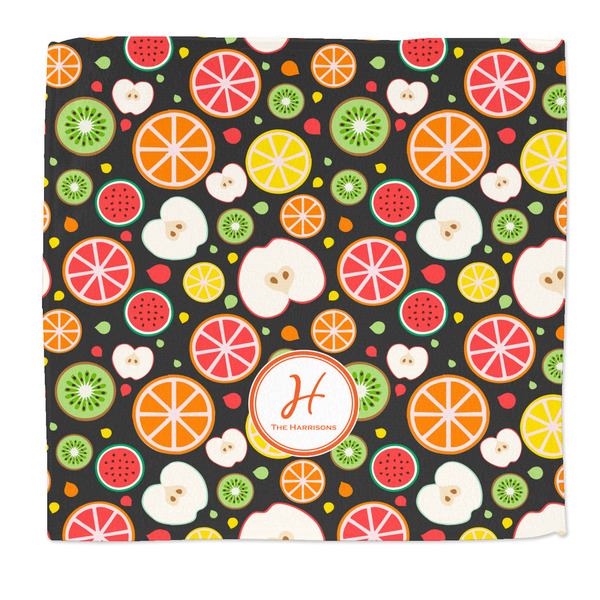 Custom Apples & Oranges Microfiber Dish Rag (Personalized)