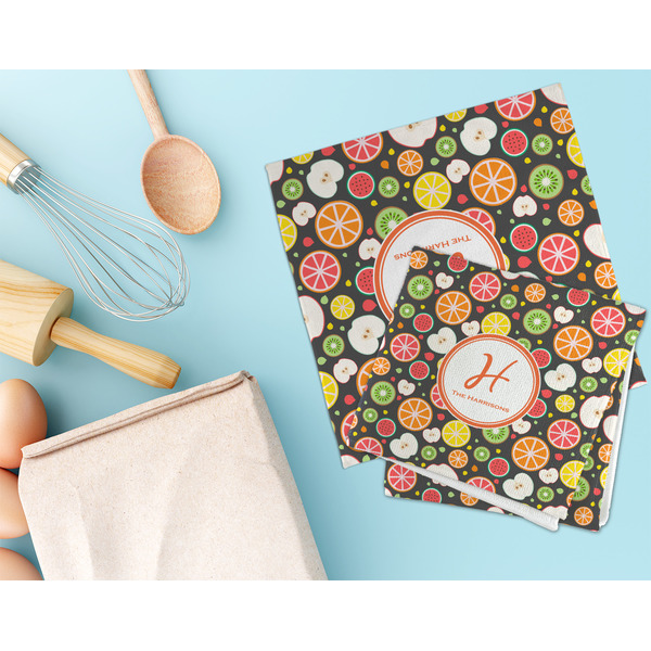 Apples & Oranges Microfiber Dish Rag - LIFESTYLE