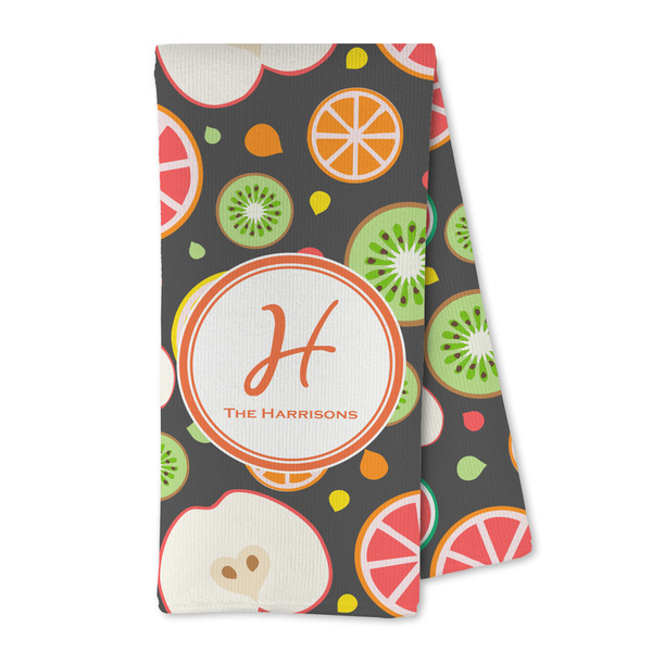 Custom Apples & Oranges Kitchen Towel - Microfiber (Personalized)