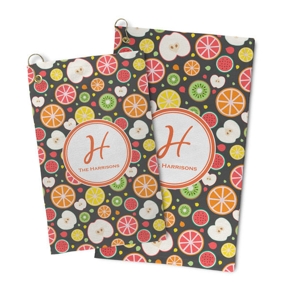 Apples & Oranges Microfiber Golf Towel - PARENT/MAIN