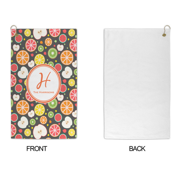 Apples & Oranges Microfiber Golf Towels - APPROVAL